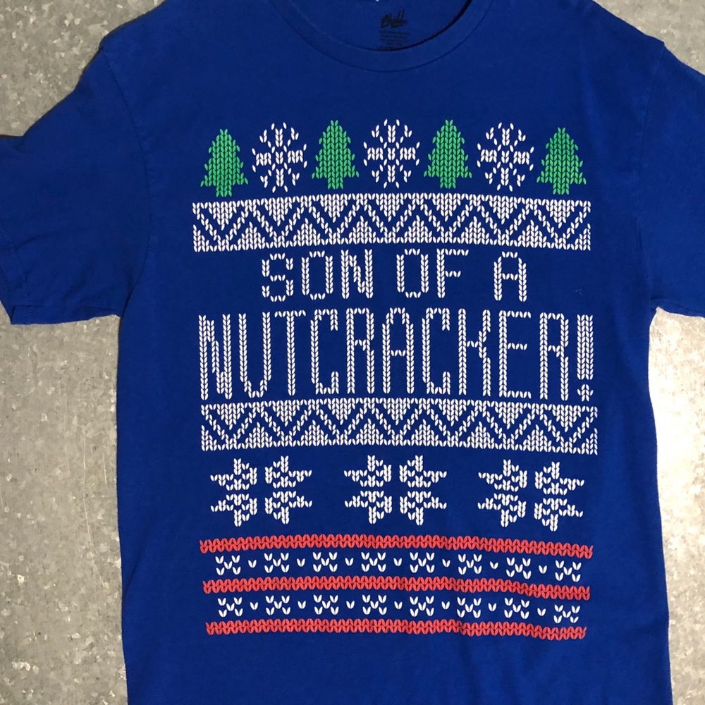 “Son of a Nutcracker” Christmas Tee Shirt. Men’s M